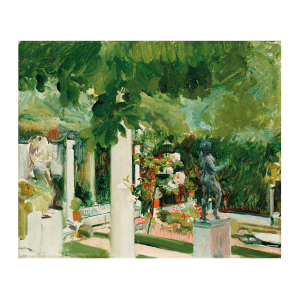 Joaquín Sorolla, Jardín de la casa de Sorolla, 1918-1919. Óleo sobre lienzo. ©Museo Sorolla