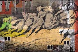 Los Levantacasquillos, Moris, otra de las obras que más me han gustado de ARCO.