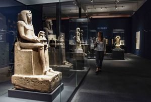 Detalle de la exposición Faraón. Rey de Egipto en CaixaForum