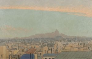 Vista de Montmartre, uno de los cuadros que se exponen en CaixaForum Madrid