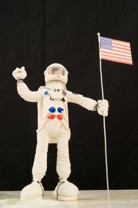 La conquista de la luna en Plastihistoria de la Humanidad