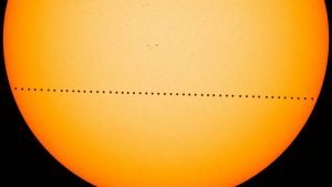 Tránsito de Mercurio en 2019 - Imagen de la NASA