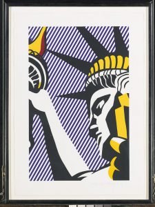 Roy Lichtenstein. I love Liberty, 1982. Fotografía cortesía de Sotheby’s, Inc. © Estate of Roy Lichtenstein/All rights reserved/ VEGAP 2020.