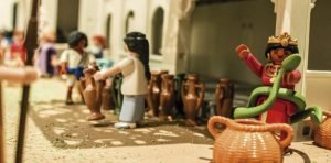 Belén de Playmobil de la Fundación Madariaga en Sevilla