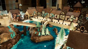 Belén de chocolate de Galleros Artesanos. ¡Para comérselo!