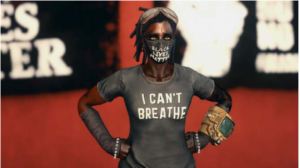 Elianora i Phibbs, Black Lives Matter en Fallout 4, 2020. ©Nexus Mods.