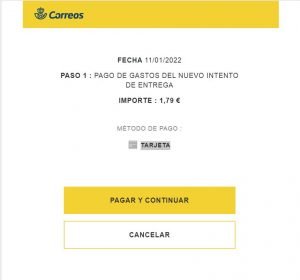Campaña de estafa mediante 'phishing' suplanta a Correos